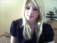 Blonde, Masturbation, Webcam